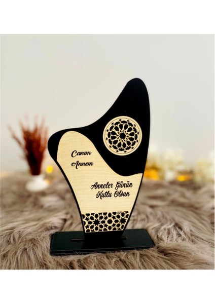 Canım Annem Yazılı Ahşap Plaket