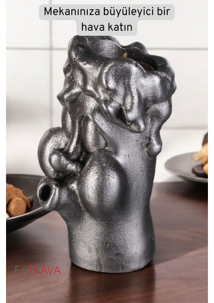 Şamdan Mumluk, Dekoratif Tealight, Gümüş Eskitme Renk, Şık ve Zarif Tasarım fiyatları