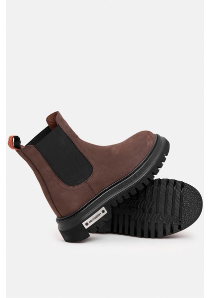 Mourir Kahve Nubuk Deri Kadın Bot Postal Ayakkabı fırsatları