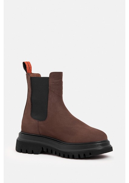 Mourir Kahve Nubuk Deri Kadın Bot Postal Ayakkabı