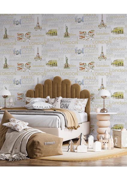 Krem Ülkeler 16 M2 Duvar Kağıdı 81371 fiyatları