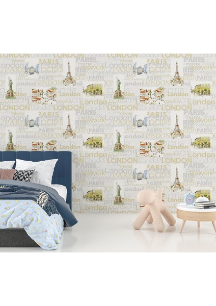 Krem Ülkeler 16 M2 Duvar Kağıdı 81371 modelleri