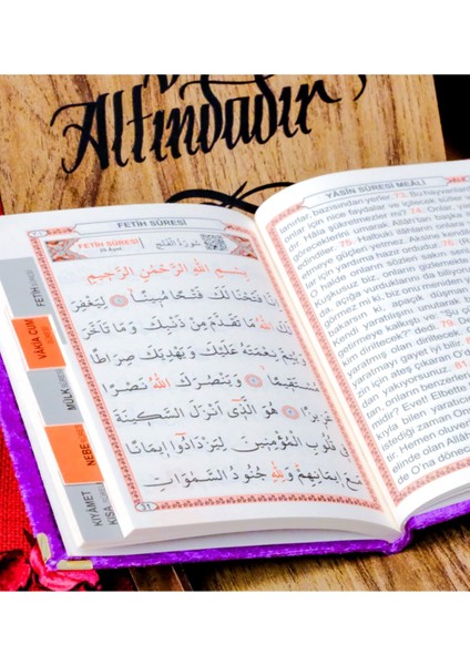 Canım Babaannem Ahşap Kutulu Mor Yasin-I Şerif Seti fiyatları