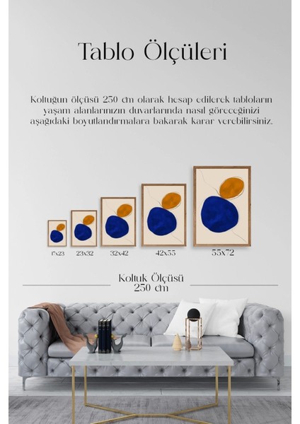 Soyut Ahşap Çerçeveli Tablo indirimleri