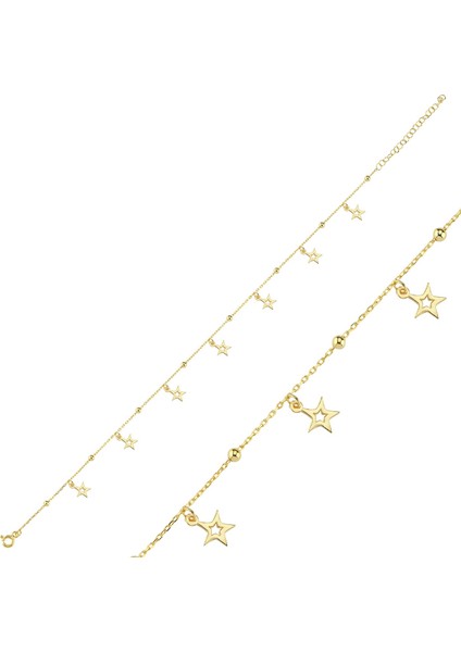 Yıldız Altın Kaplama Bileklik Blk2