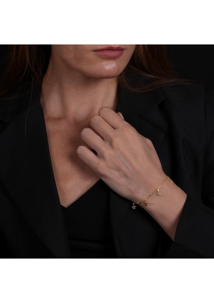 Yıldız Altın Kaplama Bileklik Blk2 fırsatları