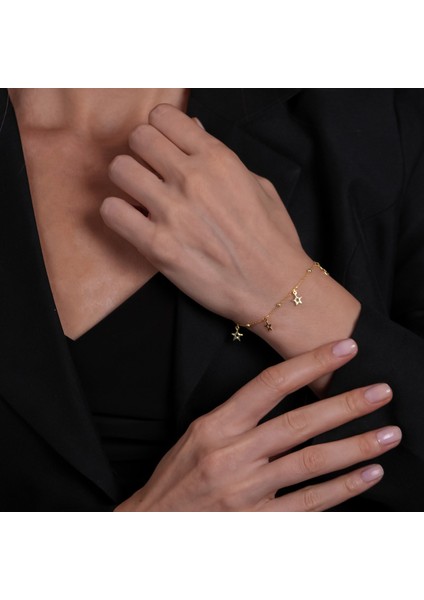 Yıldız Altın Kaplama Bileklik Blk2 indirimleri