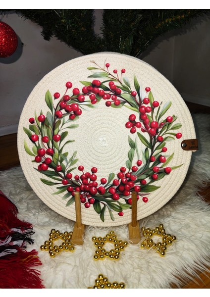 Kokina Desenli Yılbaşı Temalı Supla & Amerikan Servis