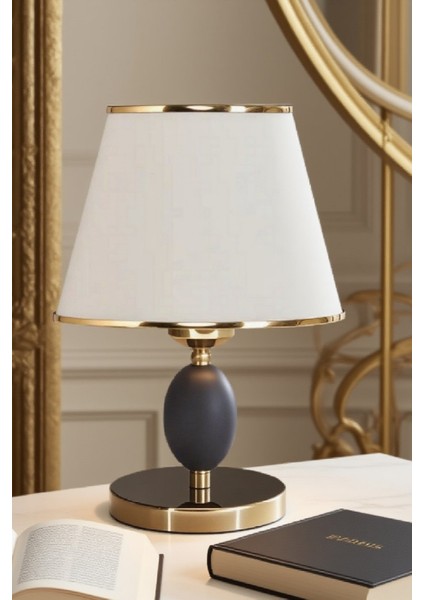 Beyaz Şapkalı Yumurta Gövdeli Masa ve Gece Lambası, Dekoratif Abajur fiyatları