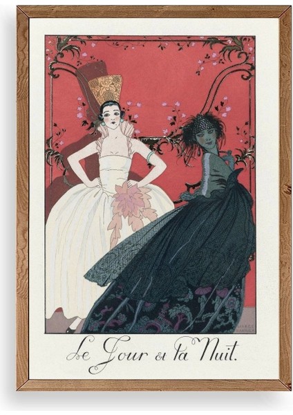 Paulette Duval Ahşap Çerçeveli Tablo