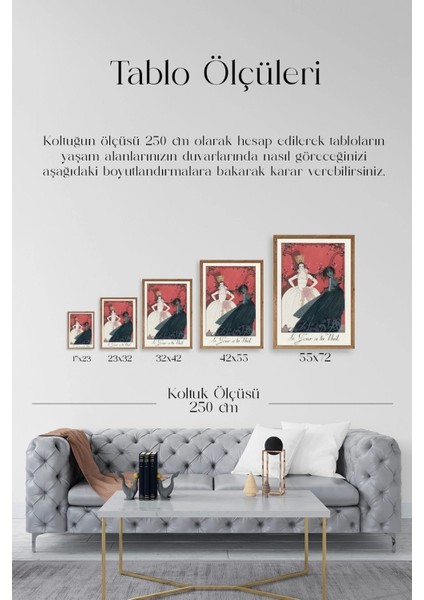 Paulette Duval Ahşap Çerçeveli Tablo indirimleri