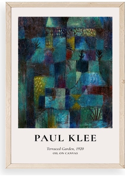 Paul Klee Ahşap Çerçeveli Tablo