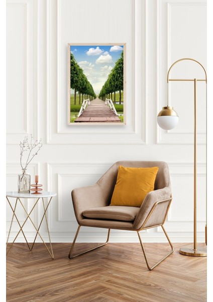 Manzara Ahşap Çerçeveli Tablo fiyatları