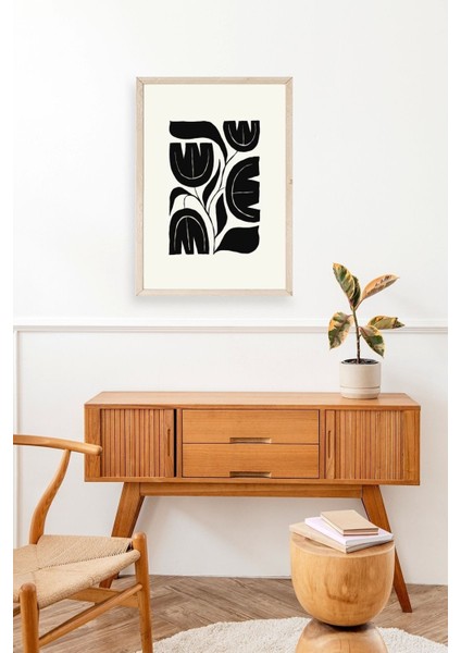 Çiçek Ahşap Çerçeveli Tablo modelleri