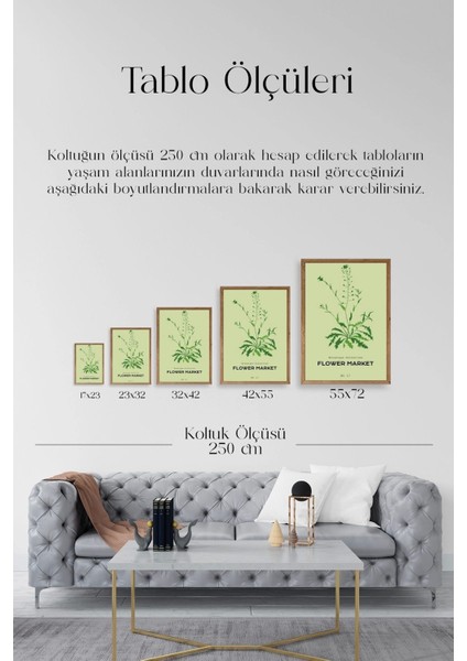 Çiçek Ahşap Çerçeveli Tablo indirimleri