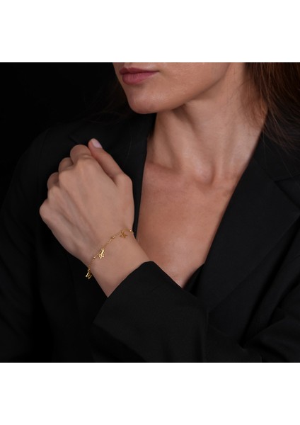 Kelebek Altın Kaplama Bileklik Blk6 fırsatları
