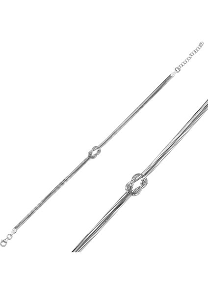 Zincir Gümüş Bileklik BLK20