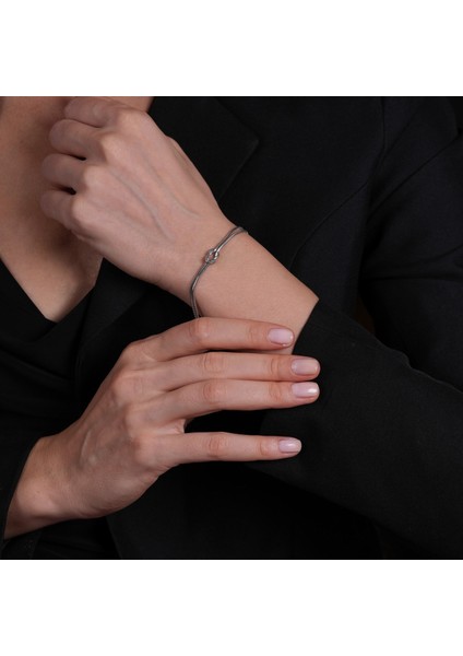 Zincir Gümüş Bileklik BLK20 indirimleri