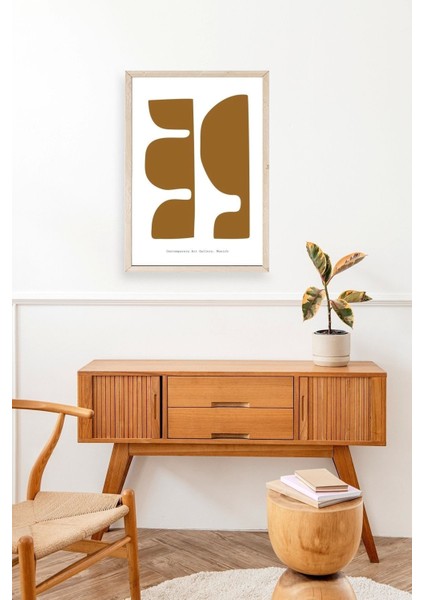 Soyut Ahşap Çerçeveli Tablo modelleri