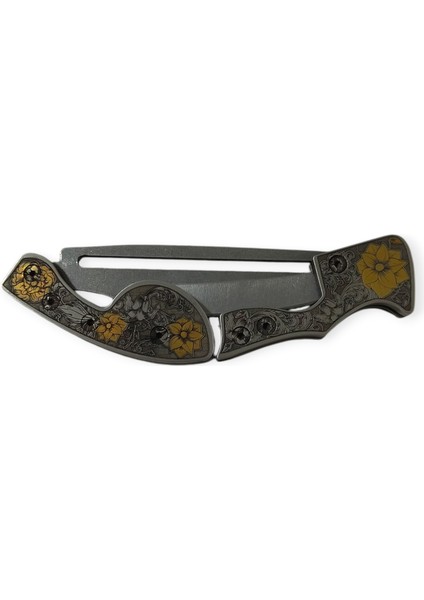 Koleksiyonluk Hayalet Çakı Gravürlü Altı Kaplamalı modelleri