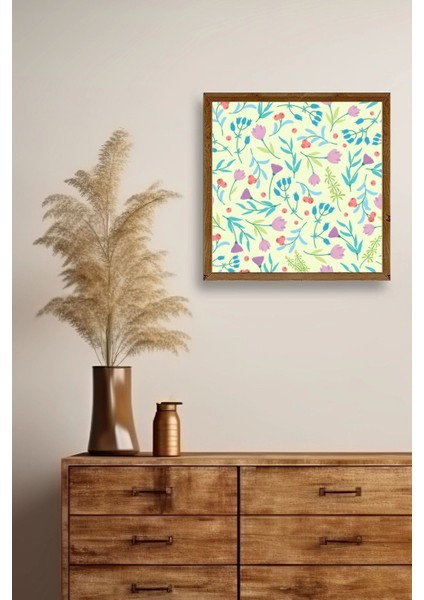 Çiçek Ahşap Çerçeveli Tablo fiyatları