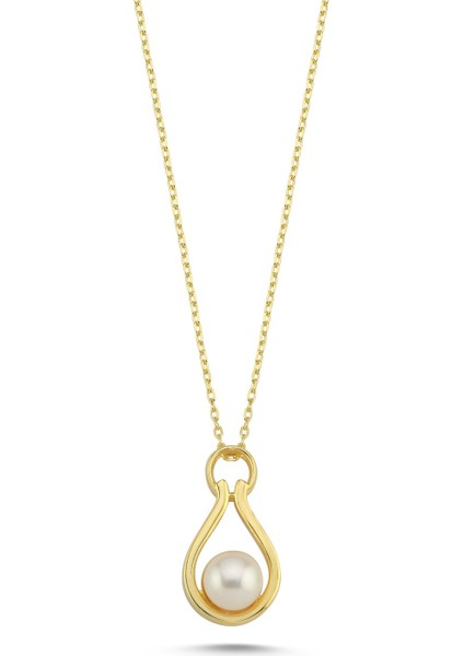 Altın Kaplama Inci Kolye Ard2