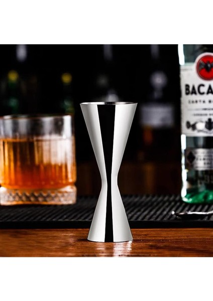 Ikili Çelik Ölçek Jigger 30/60 ml Kokteyl Ölçü Kabı Seti fiyatları