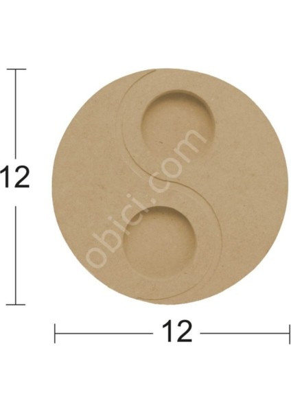 Şık Dekoratif Mumluk M08, Evinize Zarafet Katacak Tasarım