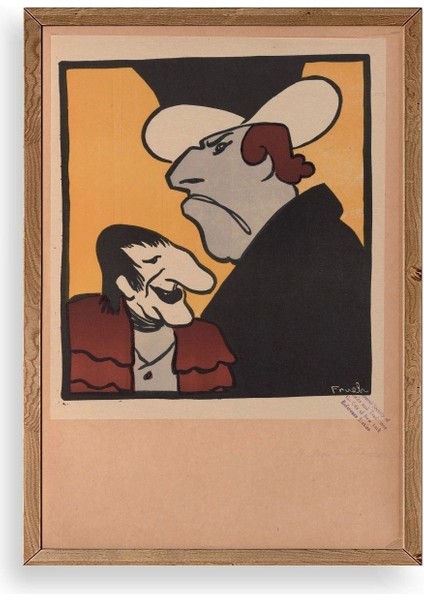 Frueh Ahşap Çerçeveli Tablo