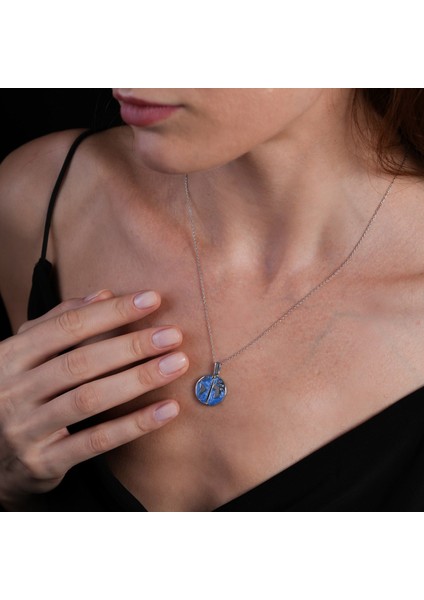 Dünya Açılır Kapanır Gümüş Kolye AK17 fırsatları