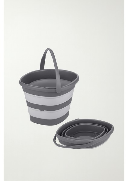 2'li Büyük Boy Katlanır Kova ve Katlanır Maşrapa Seti - Organizer , Düzenleyici - Temizlik Seti fırsatları