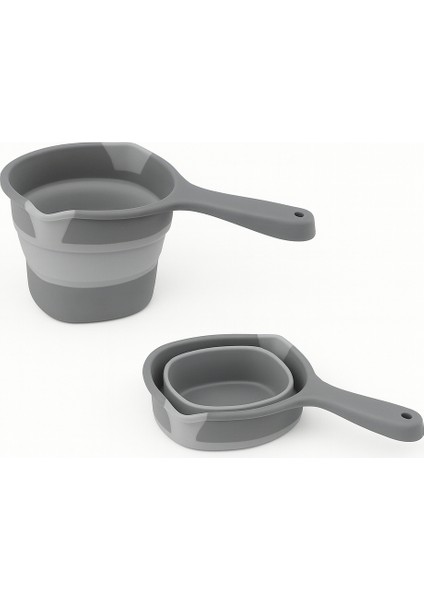 2'li Büyük Boy Katlanır Kova ve Katlanır Maşrapa Seti - Organizer , Düzenleyici - Temizlik Seti indirimleri