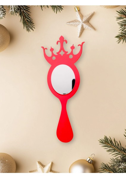 Tasarım Ahşap El Aynası Taç Detaylı fiyatları