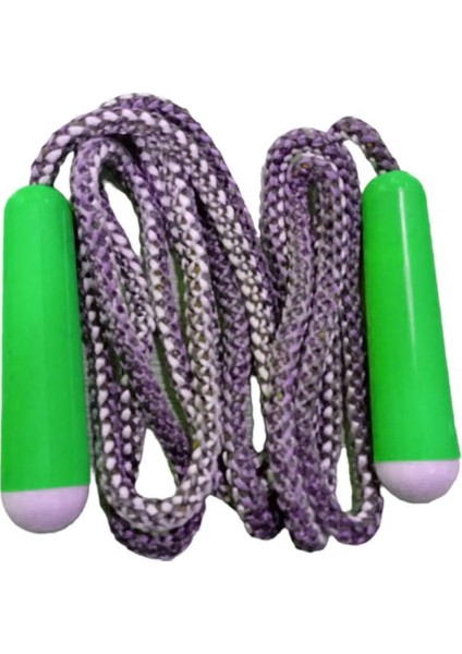 Çocuklar Için Özel 2 Metre Doğal Örgü Atlama Ipi - 3 Adet modelleri