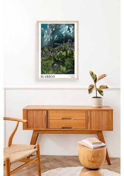 El Greco Ahşap Çerçeveli Tablo modelleri