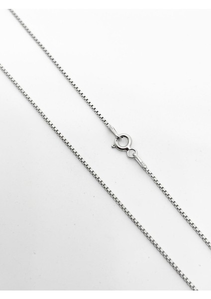 Mini Küp Gümüş Zincir Kolye fiyatları