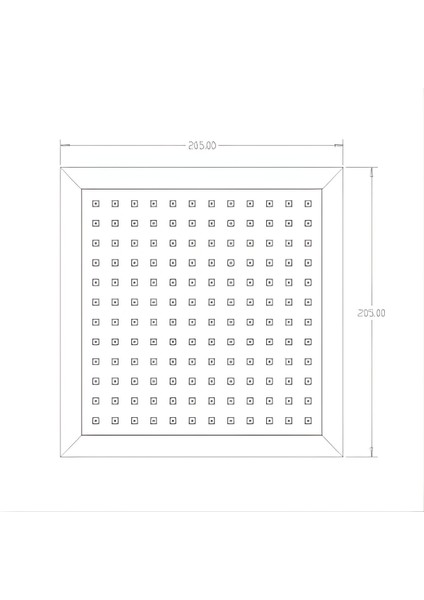 Tema Quadro Tepe Duş Başlığı | Kireç Kırıcılı Sistem Kare Tek Fonksiyonlu Tüm Duşlara Uyumlu fırsatları