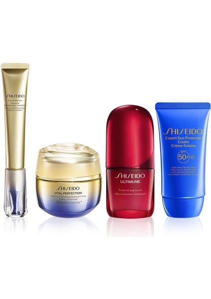 Best Seller Retinol Içeren Cilt Sıkılaştırıcı Yenileyici ve Güneşten Koruyucu Komple Bakım Seti