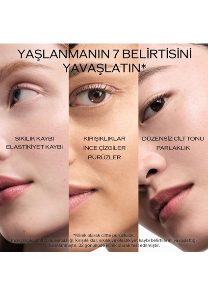 Best Seller Retinol Içeren Cilt Sıkılaştırıcı Yenileyici ve Güneşten Koruyucu Komple Bakım Seti