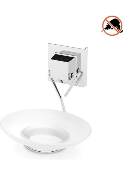 Tekno Tel EF-266 Krom Cam Sabunluk | Yapışkanlı/vidalı Deliksiz Metal Banyo Organizeri modelleri
