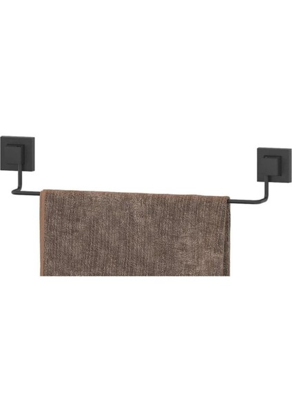Tekno Tel EF-260 Siyah Uzun Havluluk | Yapışkanlı/vidalı Deliksiz Metal Banyo Havlu Barı indirimleri