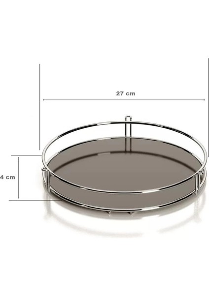 Tekno Tel EG-212 Tek Katlı Krom Metal Banyo Düzenleyici Raf | Kozmetik Takı Sunum Tepsisi modelleri