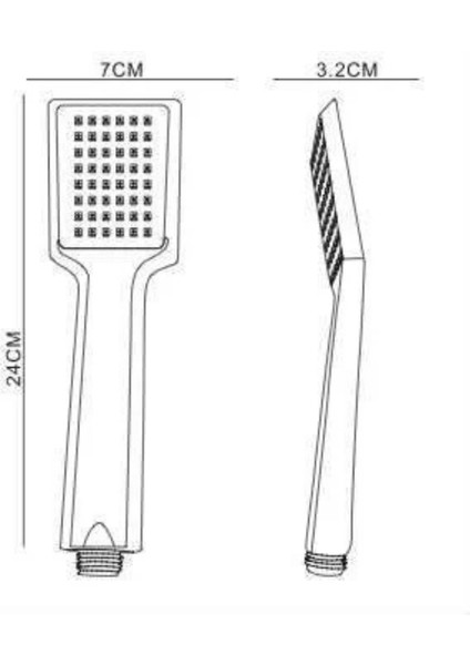 Tema Arya Duş Başlığı Tek Fonksiyonlu | Kireç Kırıcılı Kaliteli Tasarım Banyo El Duşu fiyatları