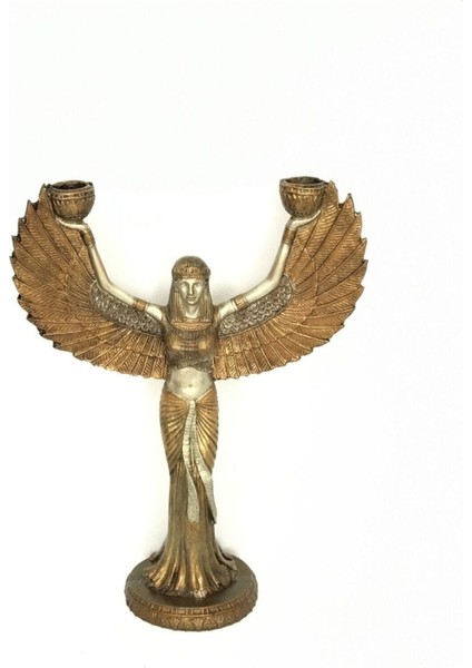 Şamdan Biblo, Zarif ve Şık Dekoratif Aksesuar, Ev ve Ofis Süsü