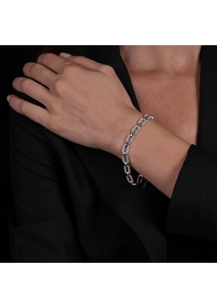 Zincir Gümüş Bileklik BLK35 modelleri