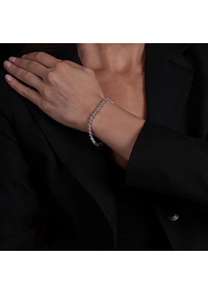 Taşlı Gümüş Bileklik BLK36 modelleri