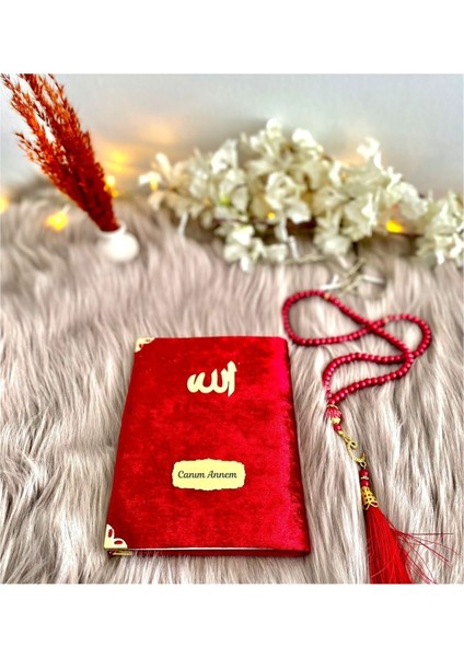 Anneler Günü Kırmızı Yasin-I Şerif ve Tespih Seti fiyatları