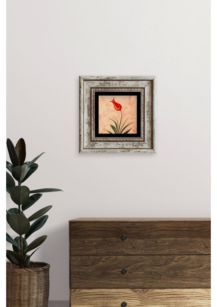 Ebru Lale Çerçeveli Taş Tablo indirimleri