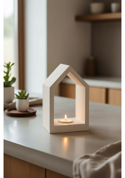 Şık Tealight Mumluk, 6 Renk Seçeneği, 3,8–4 cm Mum Uyumu