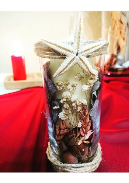 Sevgililer Günü Özel Cam Fanus Mumluk ile Romantik Atmosfer